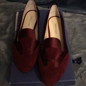 Sarah Flint Bennett Satin and Suede Loafer NIB
